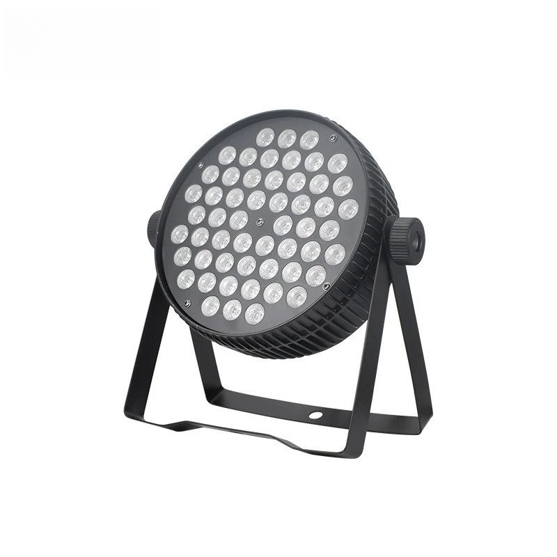 

54 3w full-color flat par lights, dyeing wedding dance studio LED surface lights, stage lighting equipment, full set