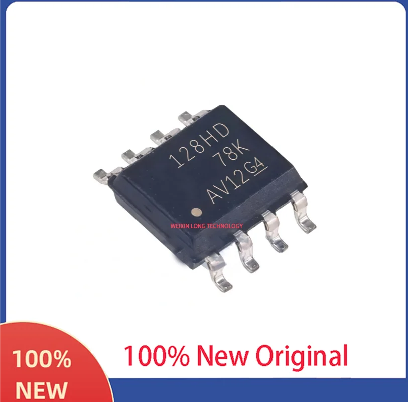 

INA128HD Instrumentation amplifier, silkscreened 128HD, SOP8 package