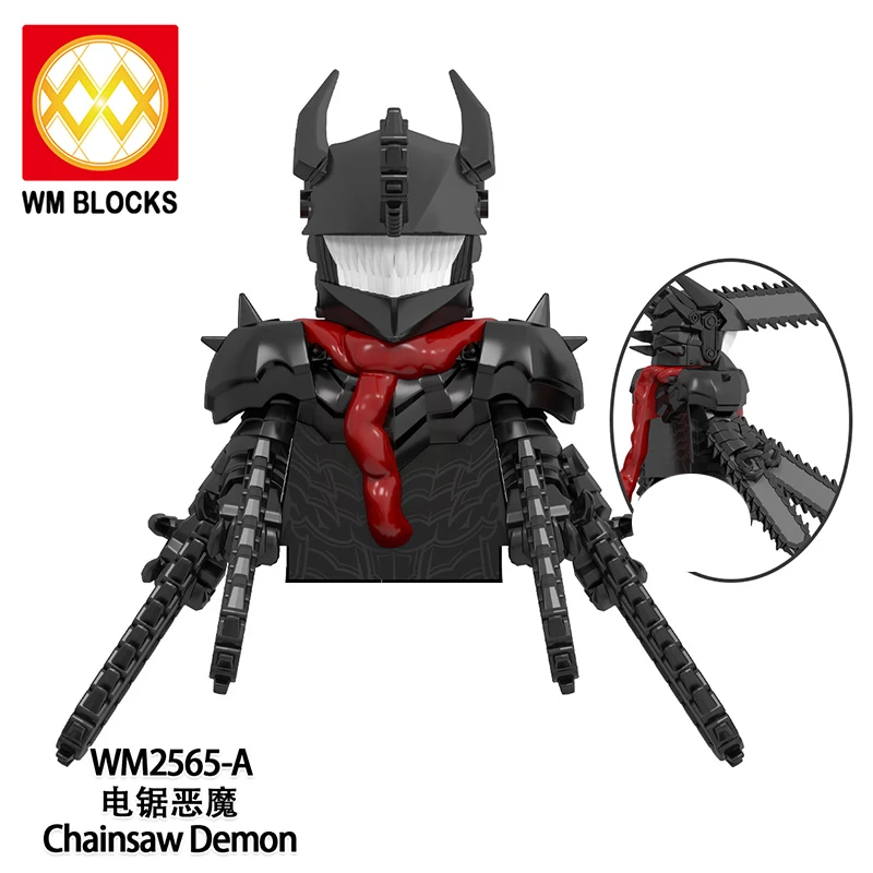 Anime Chainsaw Man Mini Bricks Action Figures Building Blocks For Toys Gifts Children view 3