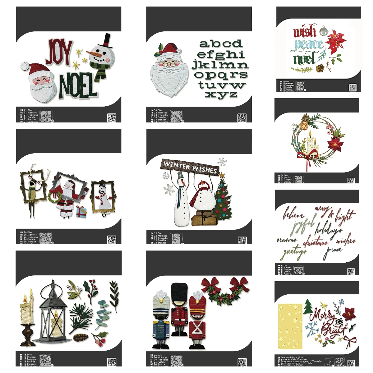 Market Build a Wreath Christmas Holiday Halloween Metal Cutting Dies Cut Die Craft Embossing Template DIY Scrapbooking Handmade