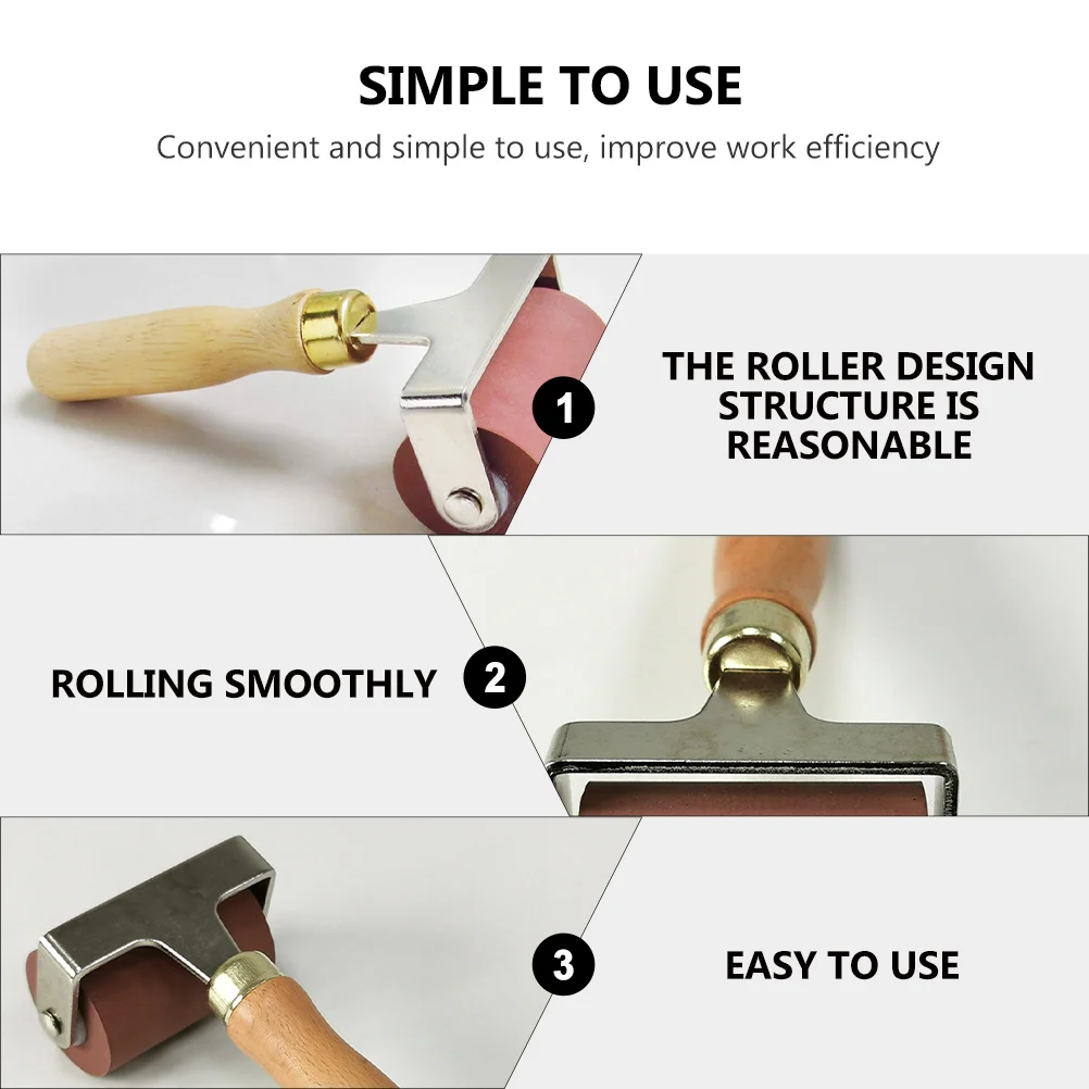 1 قطعة أداة توزيع الحبر الدوارة لطلاء سطح أملس الغراء نشر سهلة التنظيف مجموعة أدوات صنع الحرف الفنية