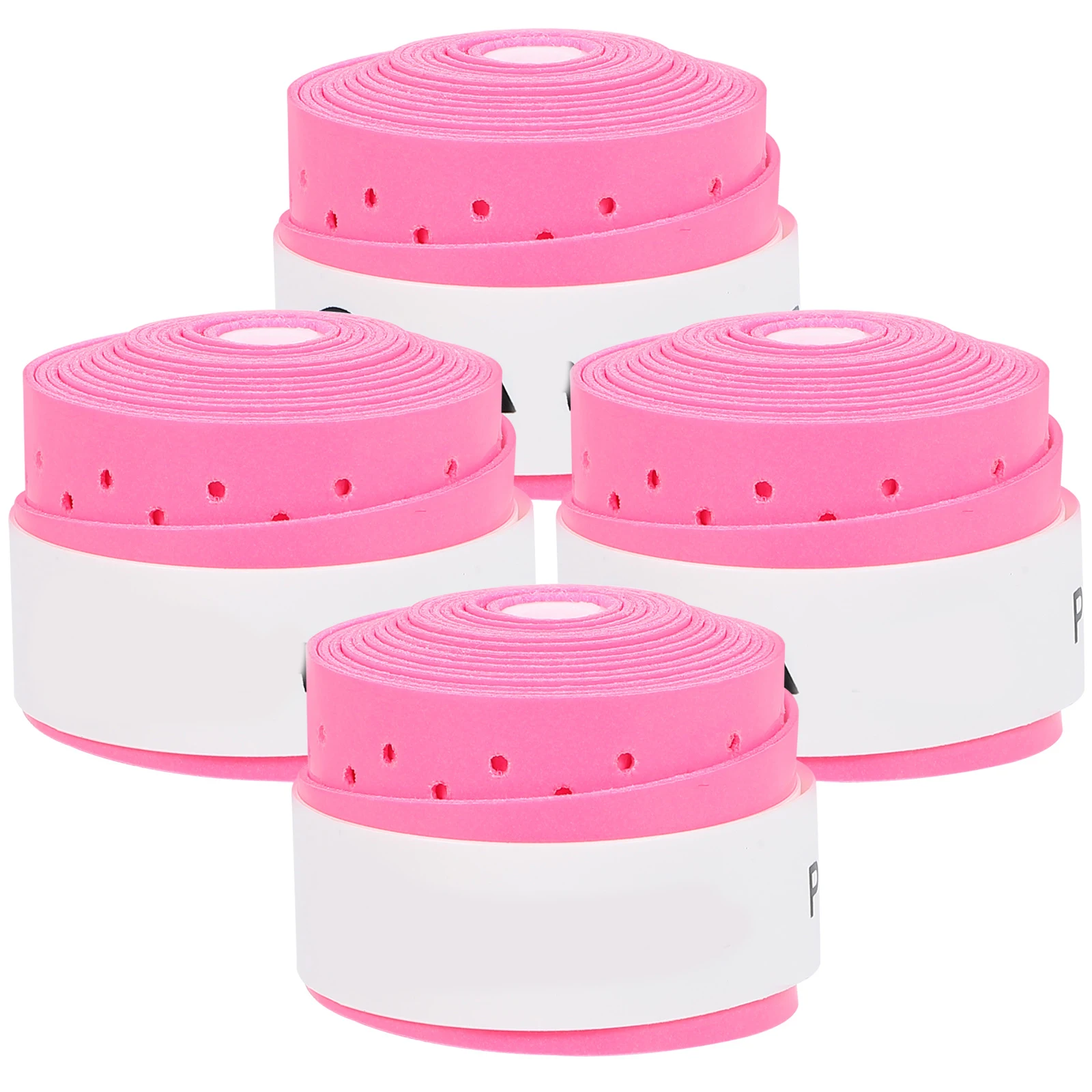 

4pcs 4 Rolls Drumstick Grip Tape Pink Fluorescent Anti Slip Sweat Absorbing Drum Accessories Drum Wrap Sticks Pu Instruments