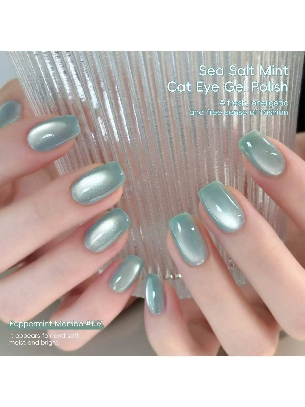 XEIJAYI 1pc Cat Eye Gel Nagellak Glitter Pailletten Nagellak Verwijderbare UV Polish Nail Art Geschikt voor Nail Art Design