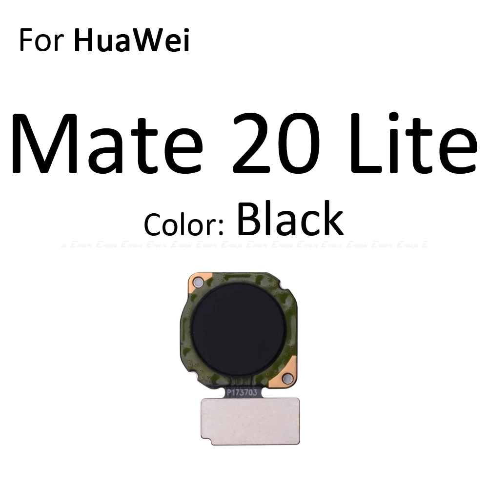 Home Return Button Key Fingerprint Sensor Scanner Connector Flex Cable Touch ID For HuaWei Mate 20 Lite X 20X P Smart Plus 2019