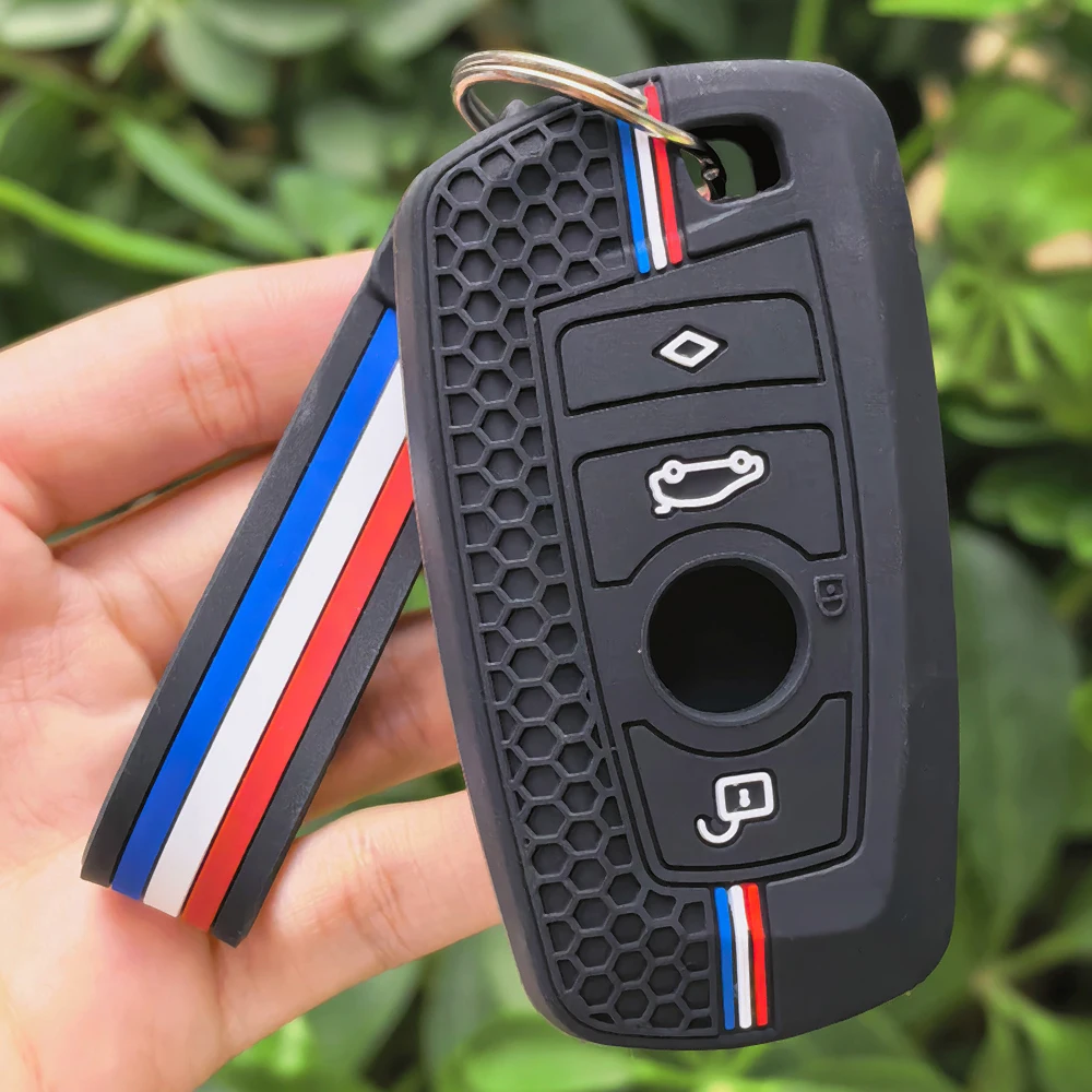 Car Key Case Cover Shell Fob Keychain For BMW 1 3 5 7 Series X1 X3 X4 X5 F10 F15 F16 F20 F30 F18 F25 M3 M4 E34 Accessories