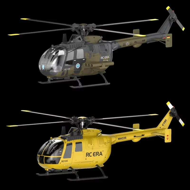 

Радиоуправляемый вертолет RC CRA C180 Bo105, шестиканальный, с одним пропеллером, без элеронов, с интеллектуальным позиционированием, для трюков, масштабная модель, бесщеточный.