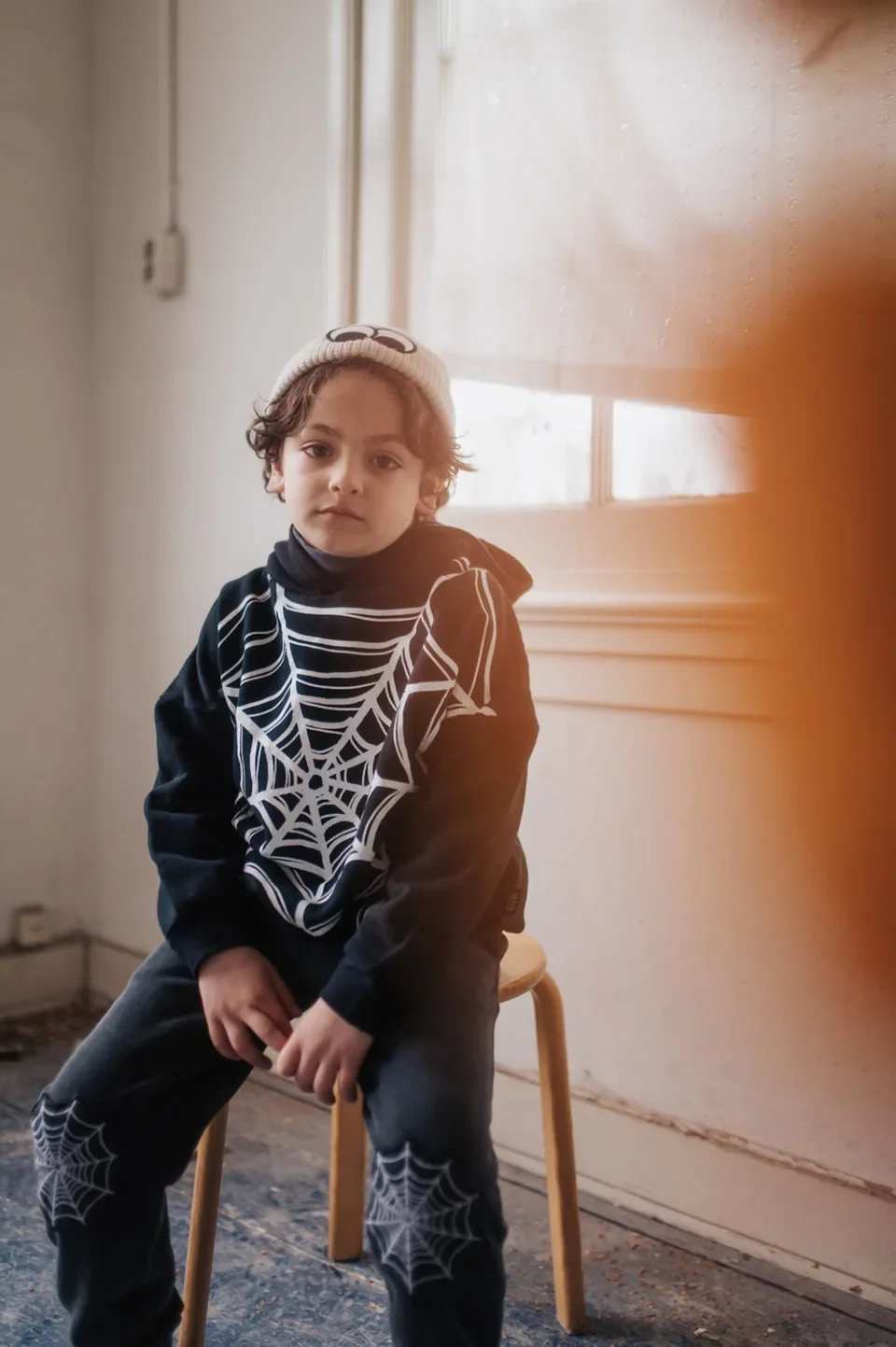 Sweats à capuche et pantalons pour enfants, automne 2023, en stock