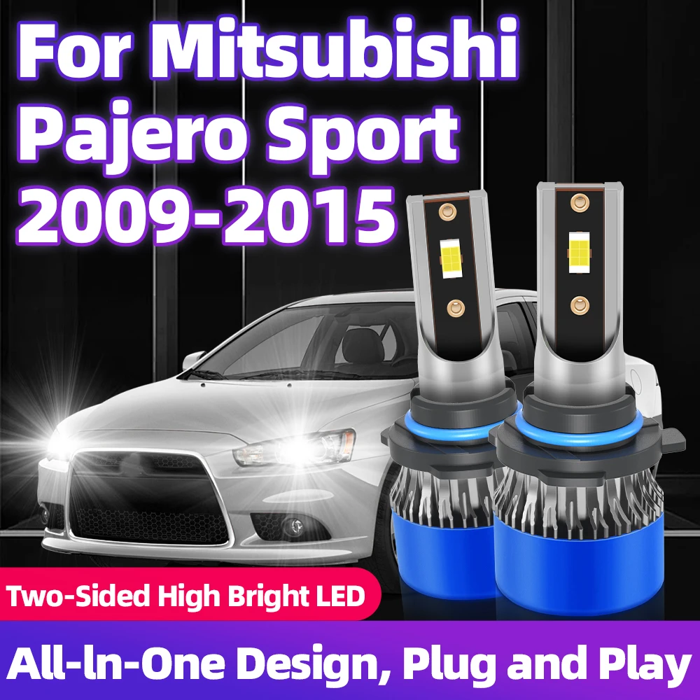 

For Mitsubishi Pajero Sport 2009 2010 2011 2012 2013 2014 2015 Lampada LED Car Headlight 15000LM 6500K 110W CSP Lamps Auto Bulbs