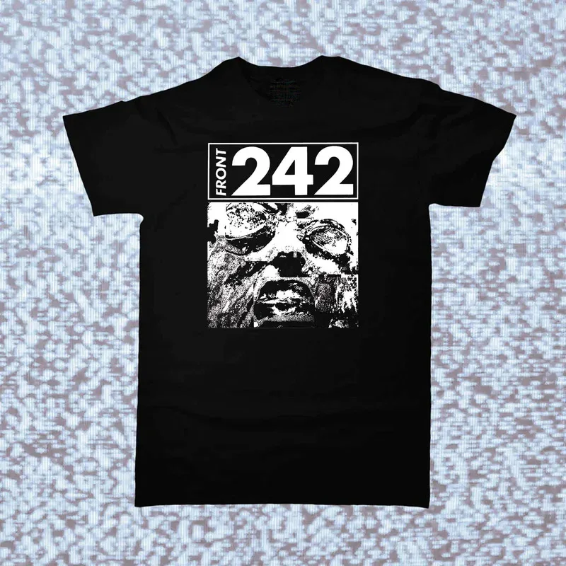 Vtg Front 242 Band Music Lover Heavy Cotton Black All Size Unisex Shirt