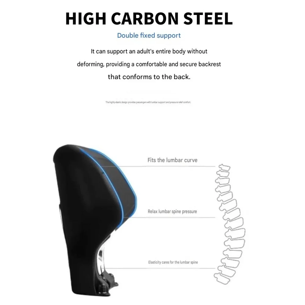 Motorcycle rear spoiler compatible with 24 VOGE 350 SR4max models; dedicated modified backrest for comfortable passenger seat.
