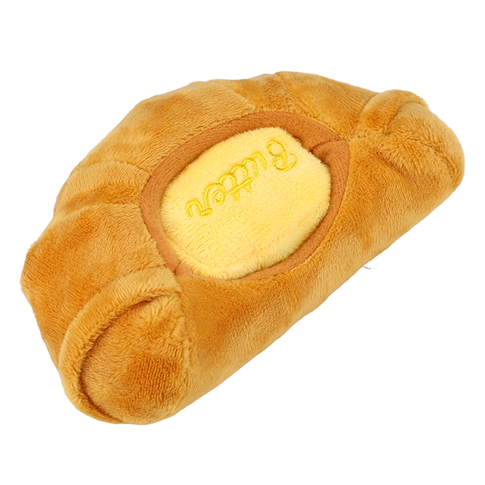 Croissant Squeezable Plush Toys Cute Croissant Dog  Funny Soft Enhancing Relationships Fine Stitching for Puppies for Cats