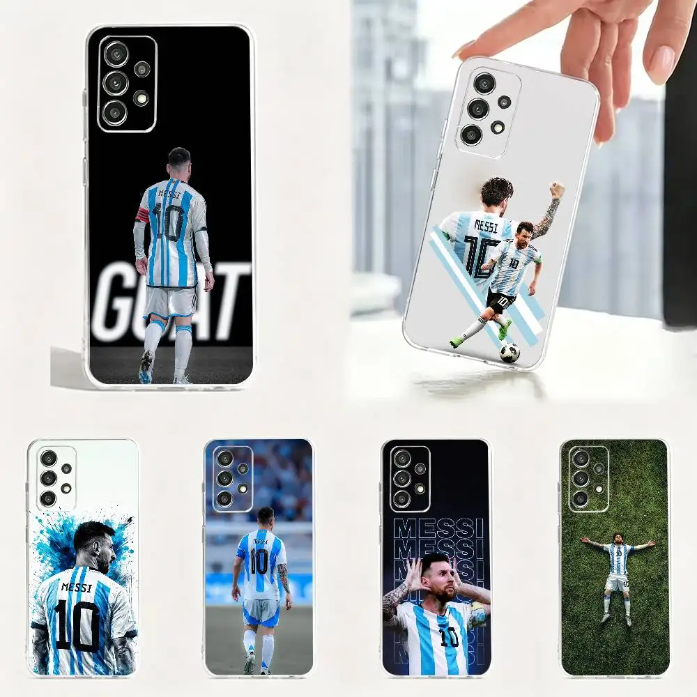

Lionel Messi 10 Football Phone Case For S25,S24,S21,S22,S23,S30,Ultra,S20,Plus Samsung Clear soft case