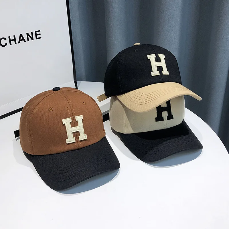 Gorra de béisbol Snapback sombrero para el sol primavera otoño gorra de béisbol deporte H letra gorra Hip Hop gorras ajustadas sombreros para hombres y mujeres