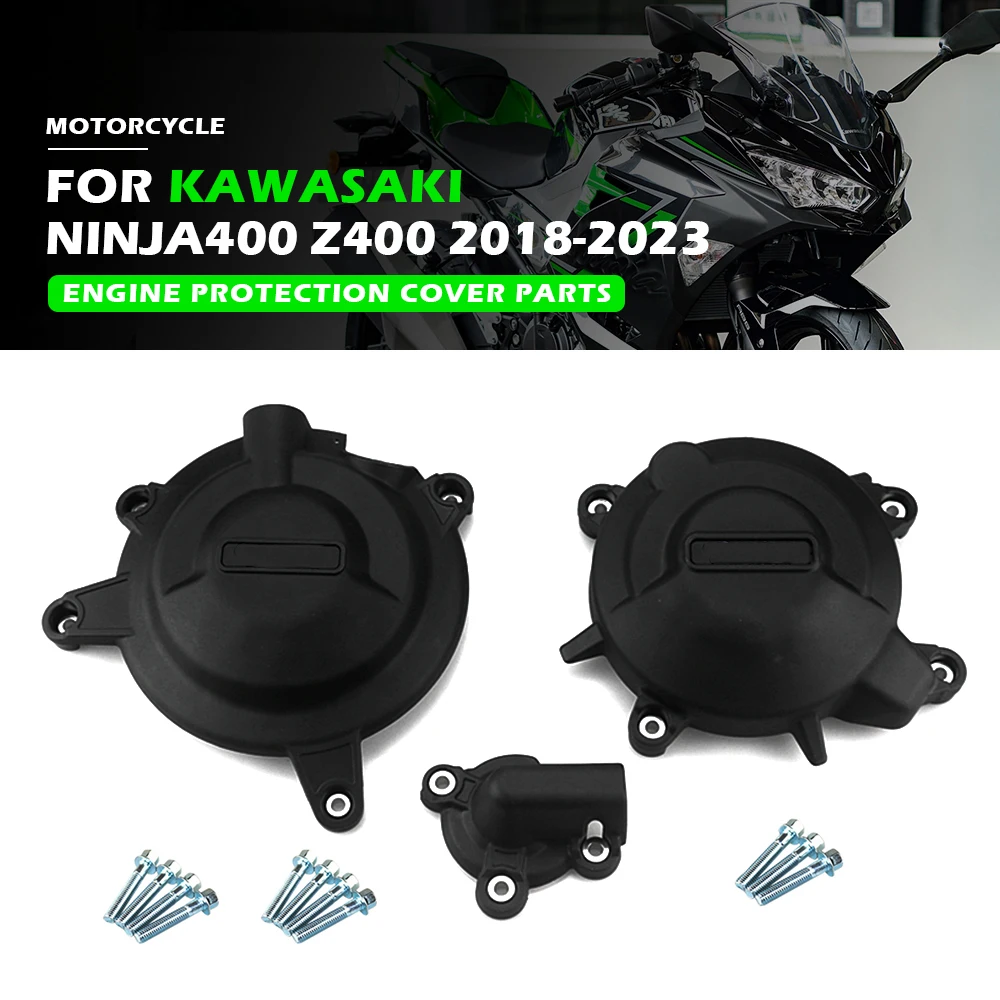 For KAWASAKI Ninja400 Z400 2018-2023 Engine Covers Protectors Motorcycles Engine Cover Protection Case