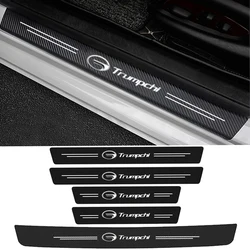 Car Door Sill Protector Leather Welcome Pedal Stickers Decals for Trumpchi GAC GS3 GS4 GS5 Coupe GA4 GS8 GM6 GM8 Accessories