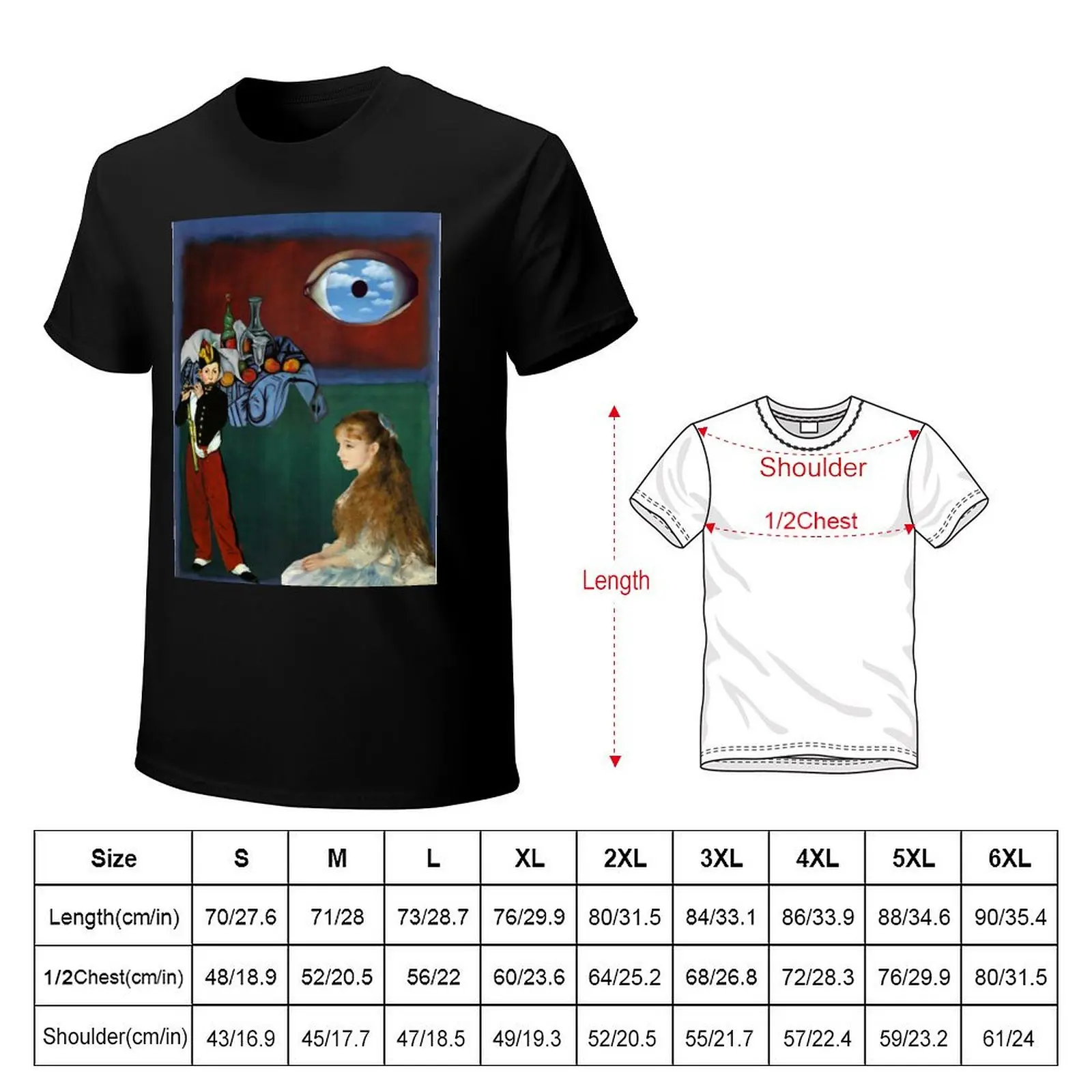 Rothko, Cezanne, Manet, Magritte, Renoir T-Shirt funny t shirts dark humor T-Shirt