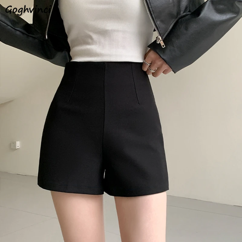 

Shorts Women Hip-covering Cozy Chic High Waist Solid All-match Streetwear Harajuku Sexy Spicy Girls Ins Trendy Ulzzang Summer