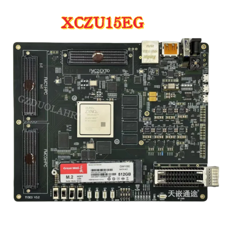 MPSOC development board XCZU15EG with FMC HPC sky embedded communication software radio