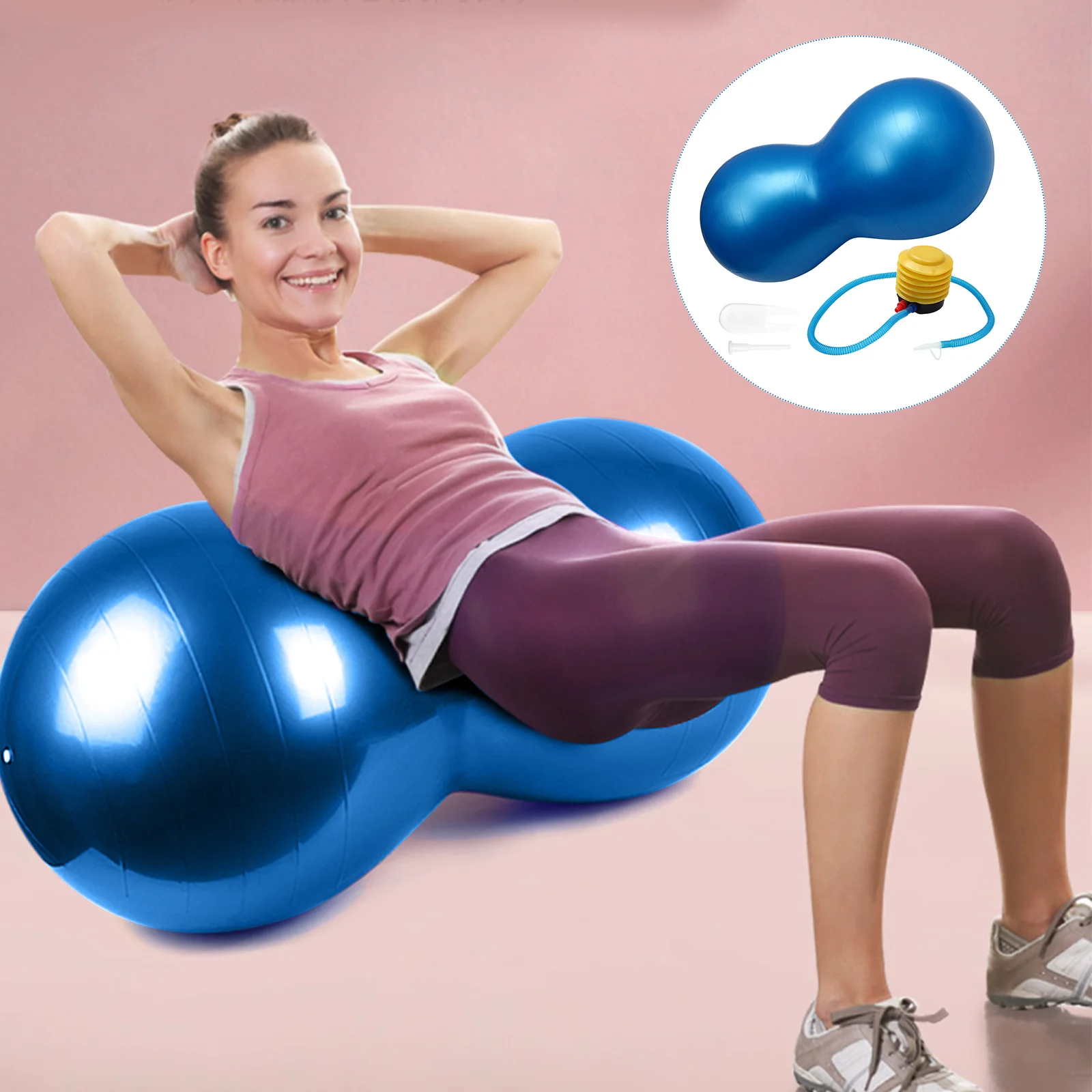 

Yoga Massage Ball Balancing Stability Trainer Auxiliary Thicken Anti-burst Pvc Exercise