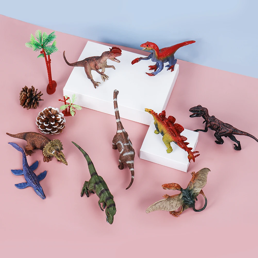 21 stilleri 15cm küçük dinozor modeli oyuncak hediye tiontiontoys çocuklar için Jurassic Jurassic nosaurus tritritops Ankylosaur Stegosaurus