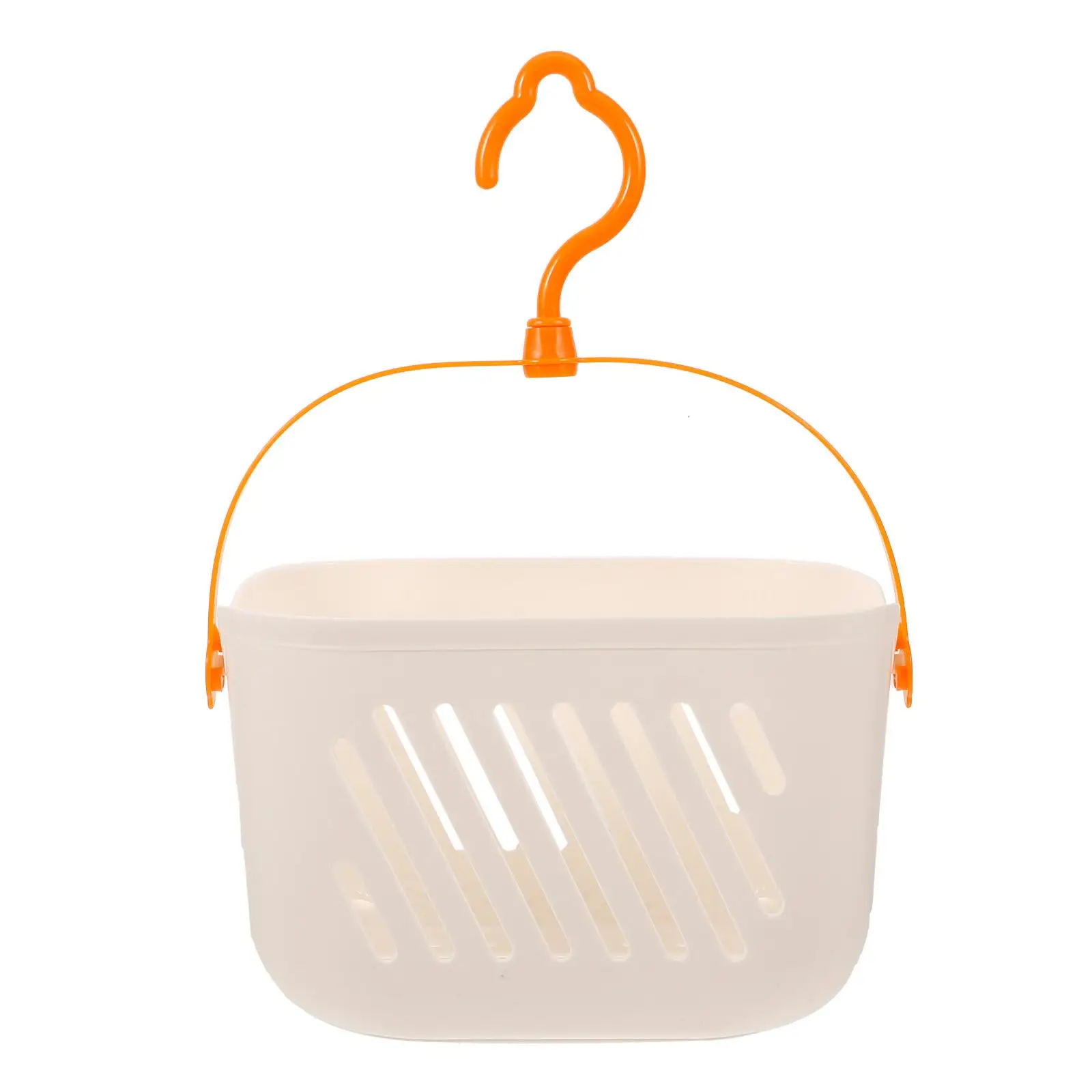 

1pcs Kitchen Hanging Basket Plastic Storage Organizer Hook Bracket Hollow Drainage Waterproof Rustproof Wall Mounted Bathrooms