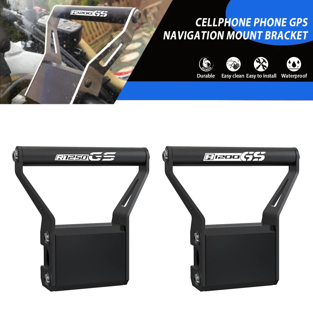 

Для BMW R1200GS R1250GS R1200 GS ADV R 1250 GS Adventure 2014-2023 Подставка-держатель для телефона, мобильного телефона, GPS-навигационная пластина, кронштейн