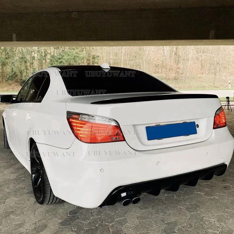 For BMW E60 ROOF Spoiler ABS Material Car Rear Wing Primer Color Rear Spoiler For BMW E60 520i 528i 535i 530i 525i Spoiler