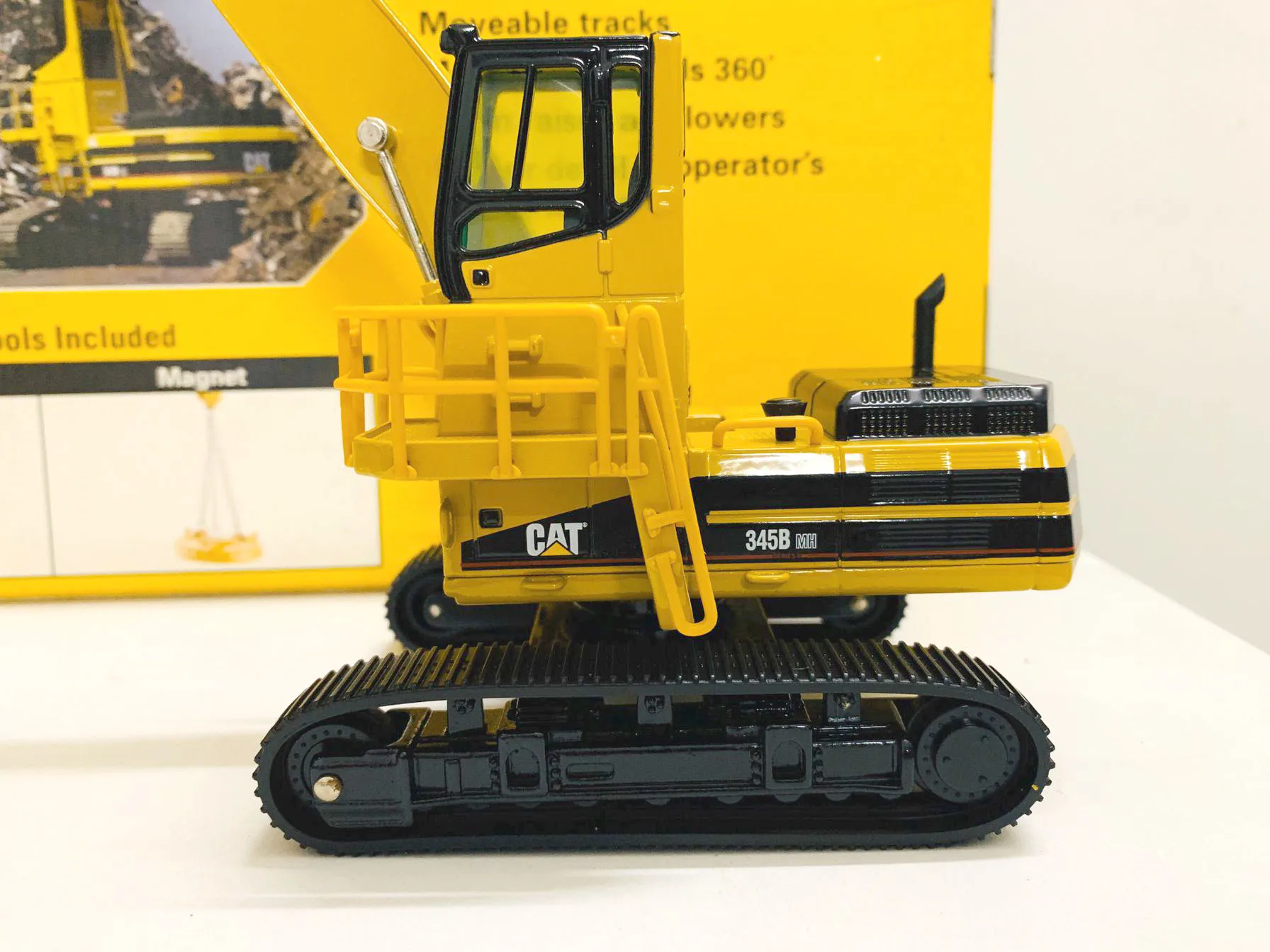 345B Series II Material Handler With Work Tools 1:50 Scale DieCast Metal Collectible Model 55080 New in Box