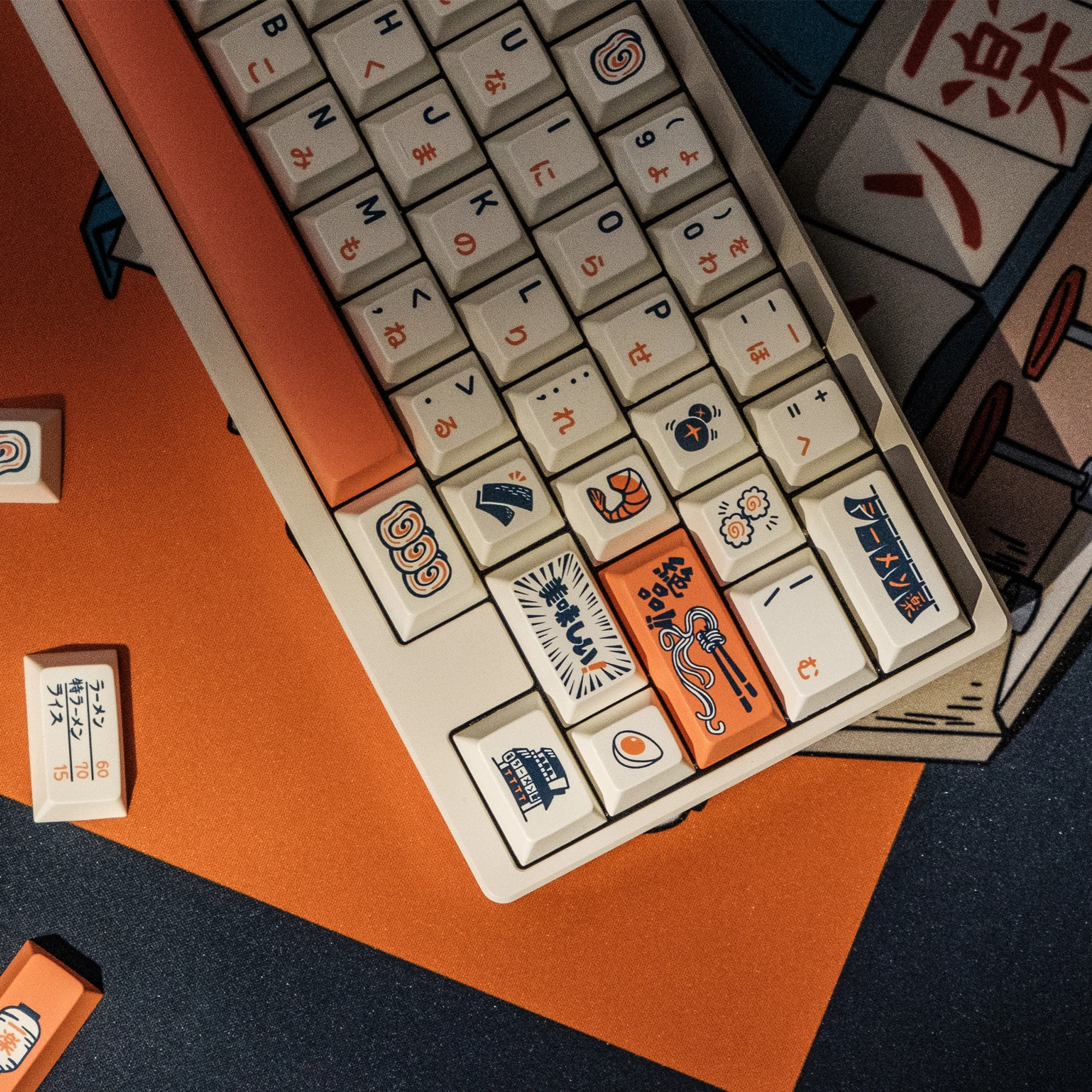 FBB Ichiraku Ramen Cherry Profile Keycaps