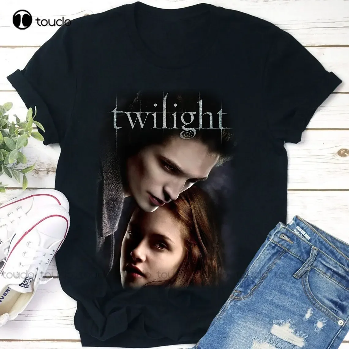 Chemise Twilight Saga personnalisée, Edward Cullen, MACFZThe, T-shirt de film vintage de la Saint-Valentin, Rétro populaire, Nouveau