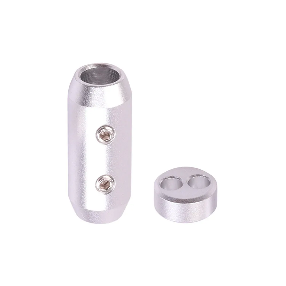 Earphone Y Splitter Slider 6.0mm to 3.5mm For Upgrade Headset Metal Audio Jack DIY Adapter Plug Wire Connector Baking Paint