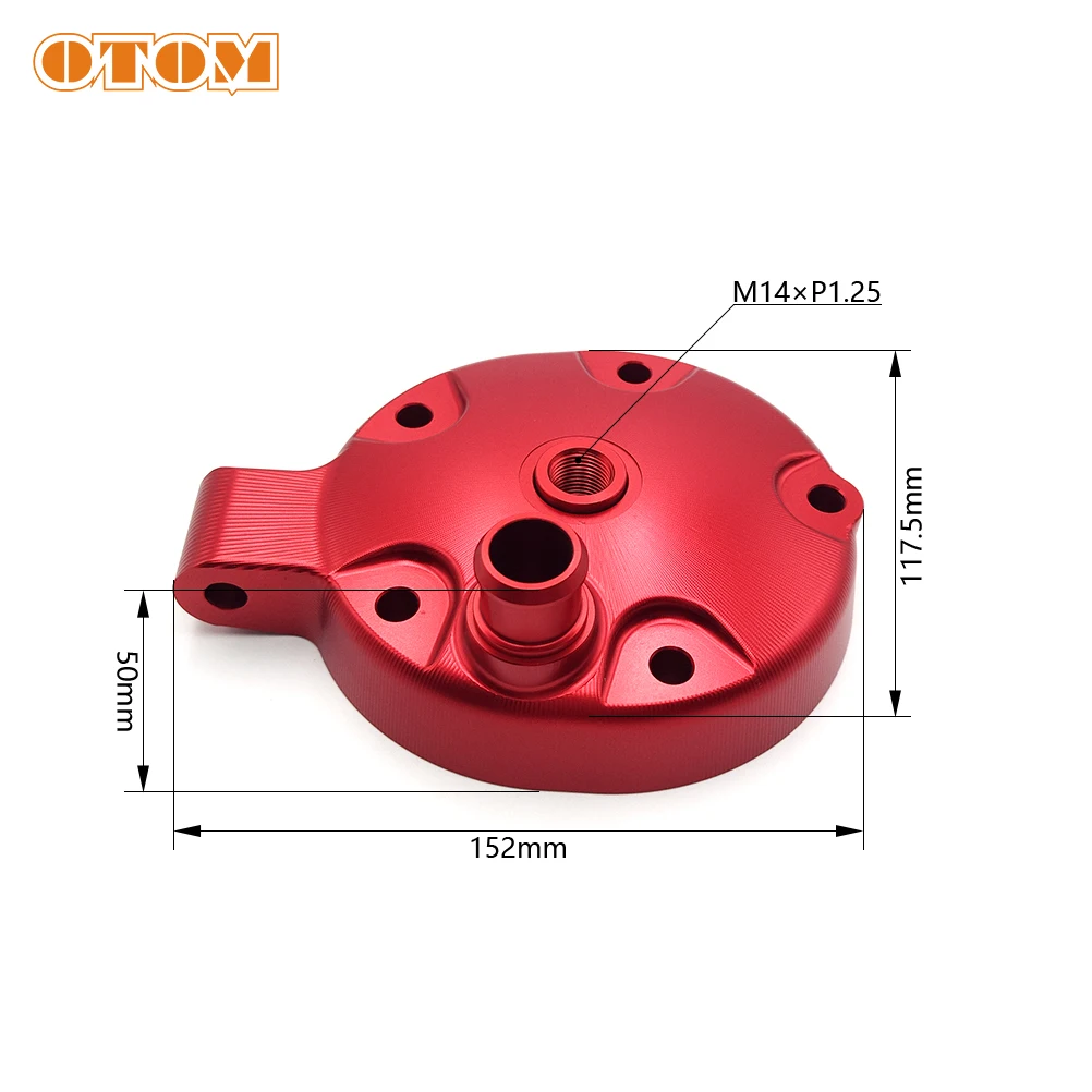 OTOM Motorcycle DT230 Engine Cylinder Head Cover CNC Aluminum Alloy For YAMAHA Off-road Pit Dirt Bikes Motocross Guard Protector