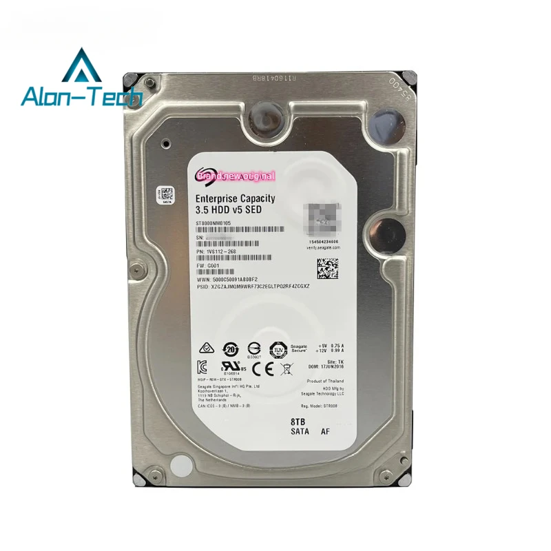 

For S-eagate NAS ST8000NM0105 8TB 7200RPM 256MB Cache 6.0Gb/s 3.5" SATA III Hard Drive HDD 100% Tested Fast Ship