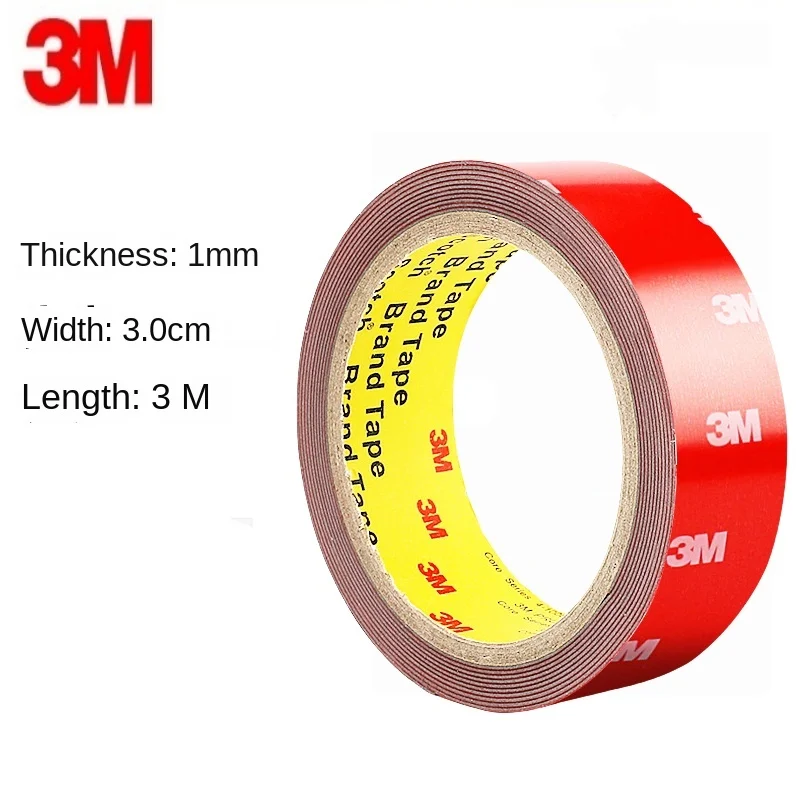 3M VHB Starker doppelseitiger Klebstoff 3M 4229P 5–50 mm wasserdichtes, spurloses Schaumstoff-Klebeband für Auto, Zuhause, Innenbereich, hohe Temperatur