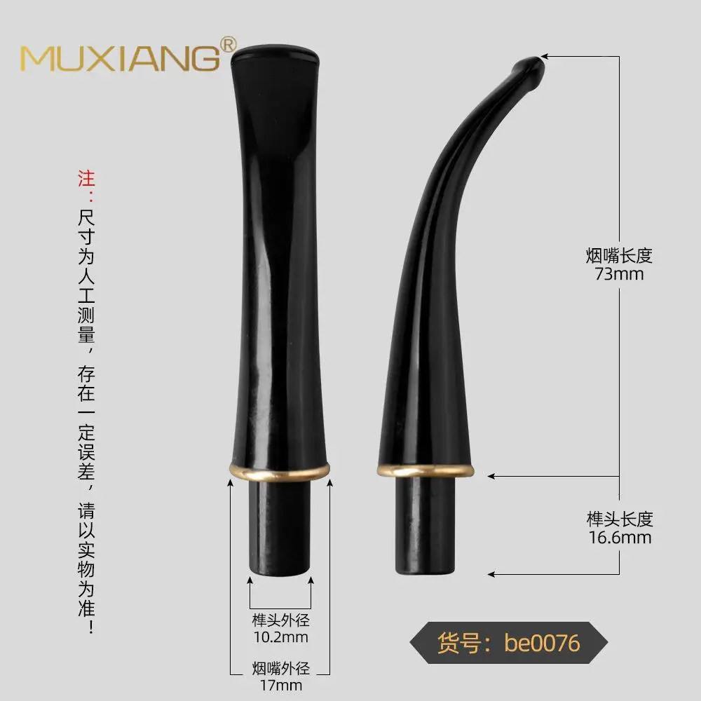 1pc acrylic pipe holder classic handle tobacco pipe holder for 9mm filter element DIY Father Day Christmas gift