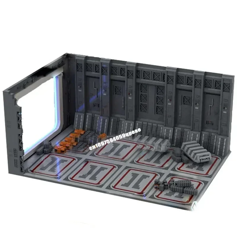 Hot Sale 5605PCS Famous Star Battle Movie Moc Republiced Hangar Model Custom Puzzles Diy Creative Ideas Toys Birthday Gifts