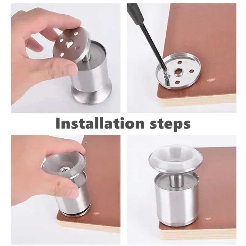 4-個調節可能なステンレス鋼-6-30-センチメートル家具の脚キャビネットテーブルソファベッドの足家具の脚の足