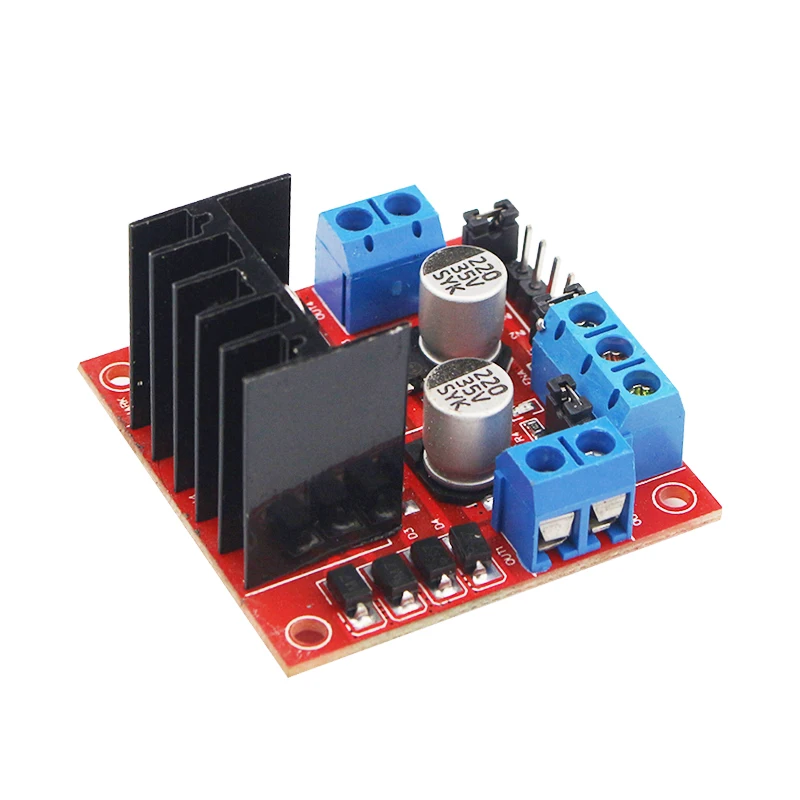 L298N Driver Board Module Dual H Bridge DC Stepper Motor for Smart Car Robot Breadboard Peltier High Power