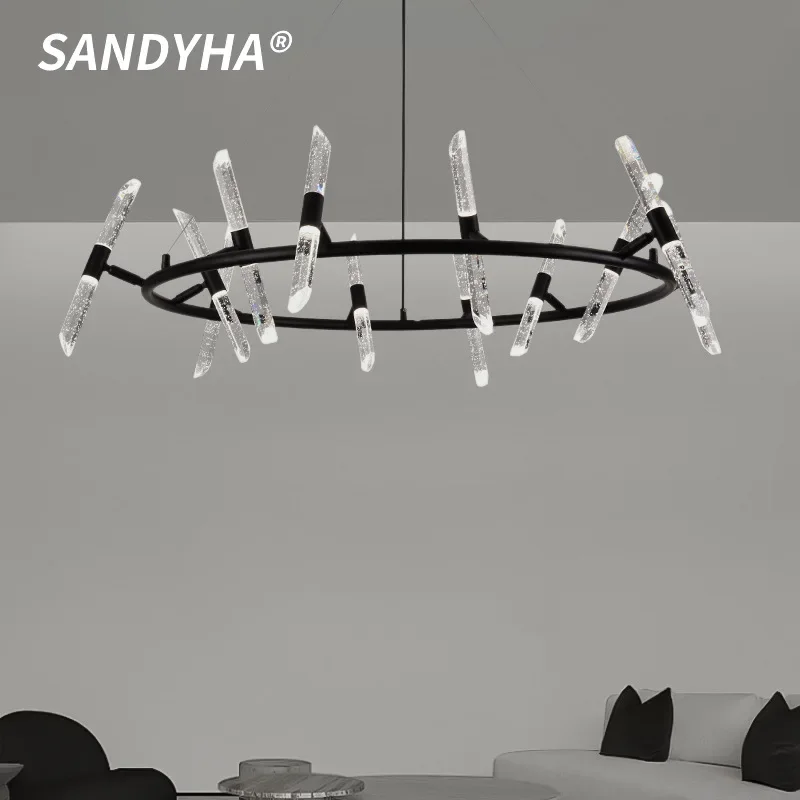 

Italian Tree Branch Living Room Pendant Lights Modern Minimalist Creativity Suitable For Restaurant Bedroom Decor Chandeliers