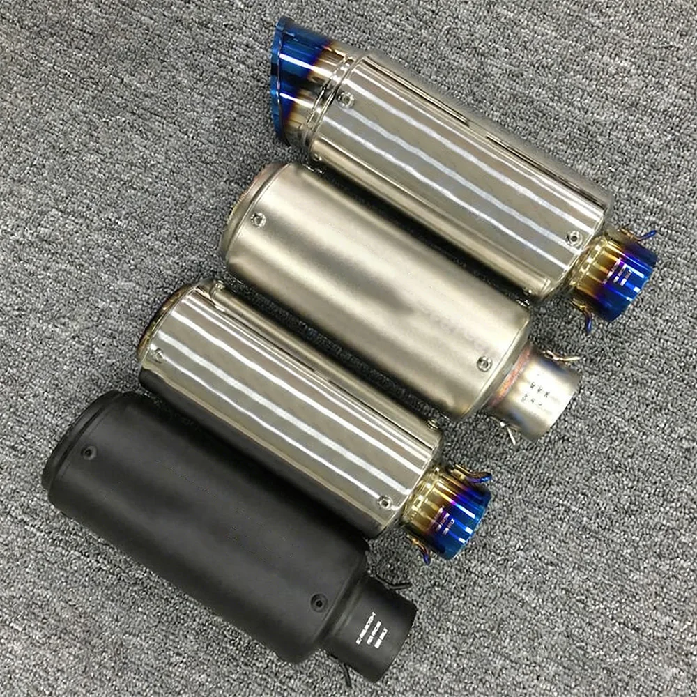 Auspuffsysteme Modifiziertes Mittelrohr Schwarzer Schalldämpfer Slip-On für DUKE 390 RC390 Svartpilen 401 Auspuffrohre – Detail 2