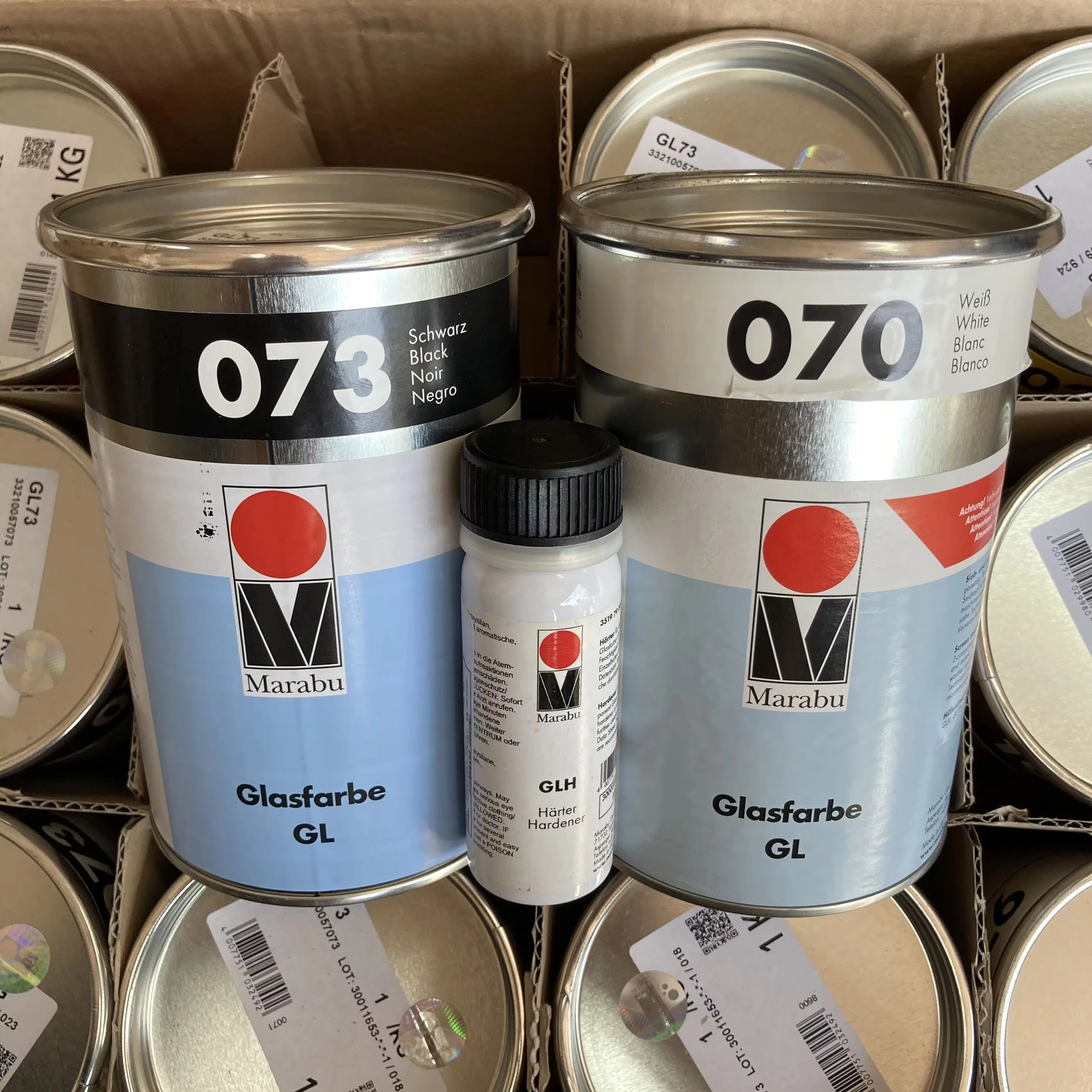 Endurecedor Marabu GLH, Agente de Curado GLH 50g para Tintas