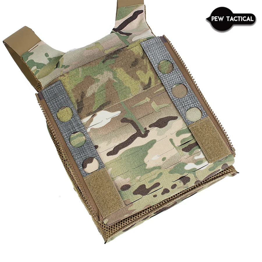 PEW Tactical Ferro Style Back Panel MOLLE Zipper Adapter FCSK3.0 Plate Carrier