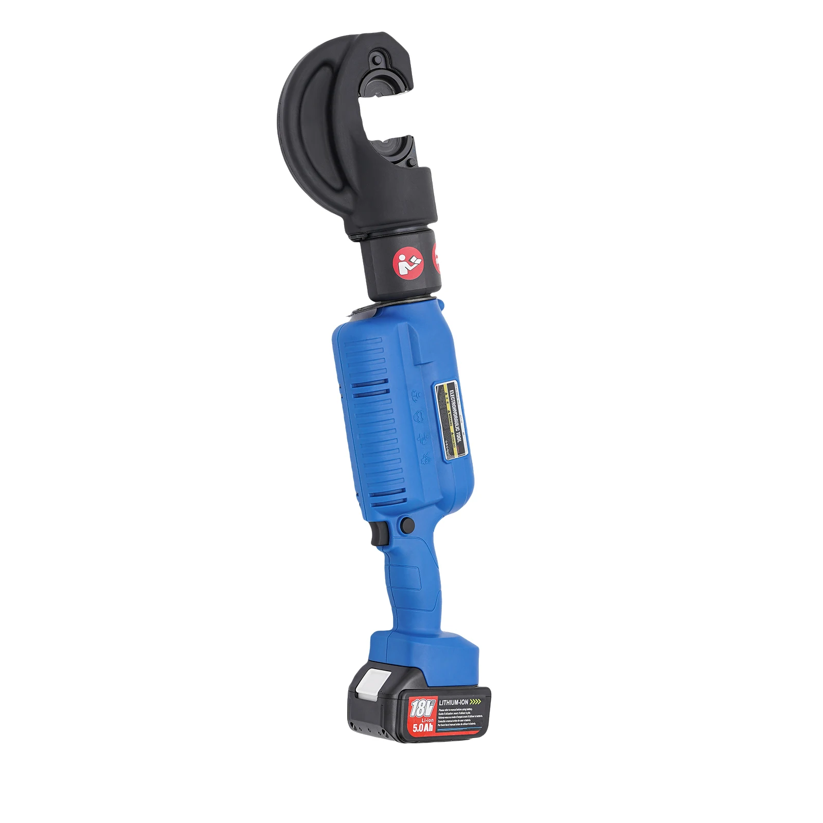 Electric Hydraulic Cable Lug Crimper with 2 Batteries Crimping Range 16-400mm²