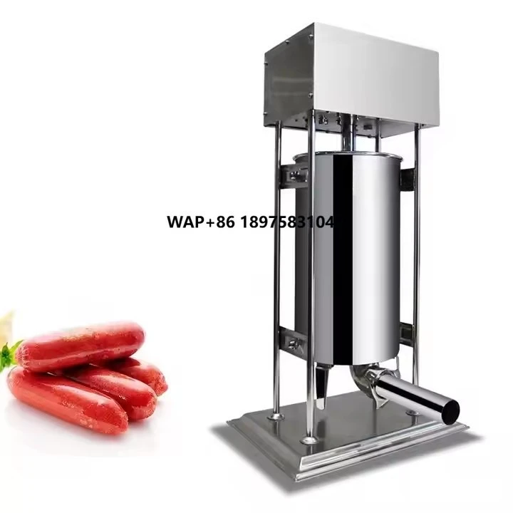 China Automatic Electric Sausage Maker Sausage Pusher Filling Machinery Electric Sausage Filler