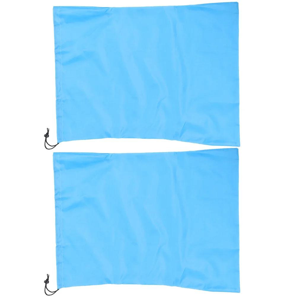 

2pcs Large Laundry Bag Heavy Duty Foldable Travel Dirty Clothes Pouch For Bathroom Bedroom Hotel Storage Organizer