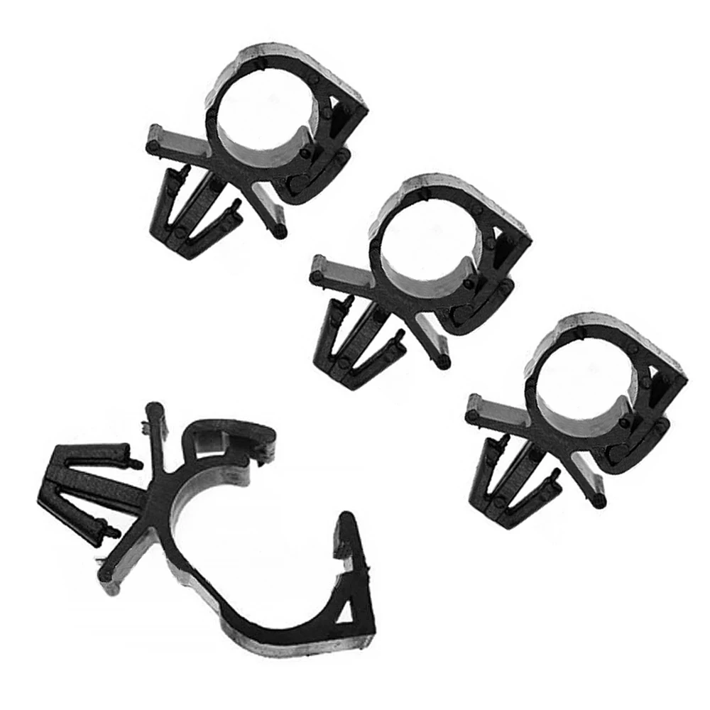 10X Car Wiring Harness Fastener Route Fixed Clip Corrugated Pipe Tie Wrap Cable Clamp Oil Pipe Beam Line Hose Bracket Hole 11mm