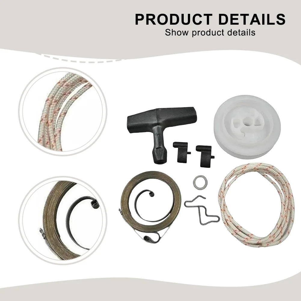Replacement Recoil Starter Kit for Chainsaw Models For 034 036 044 MS340 MS360 MS361 Easy Installation and Compatibility