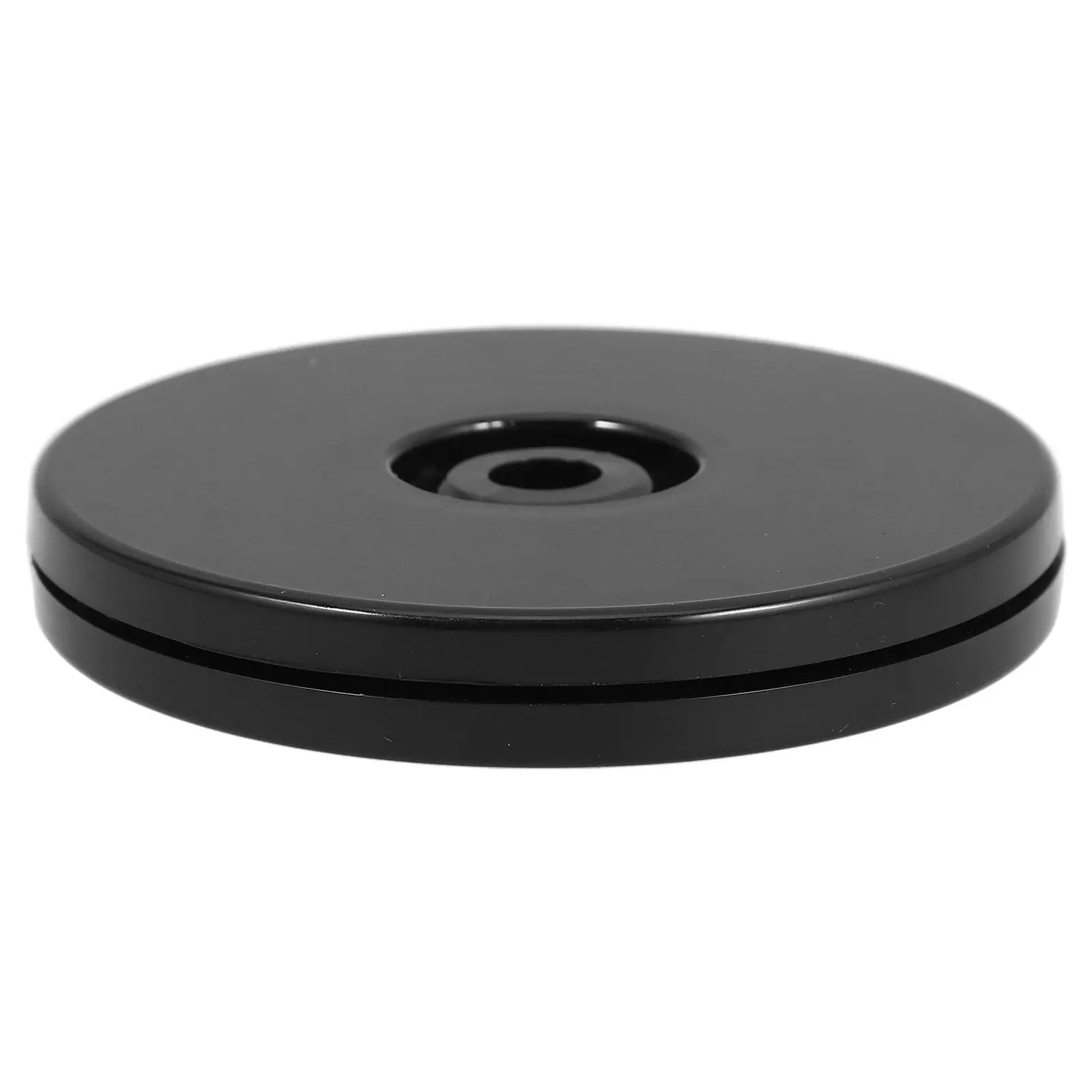 Acrylic Black Dining Table Turntable Base 360 Rotation Bearing Swivel Organizer Kitchen Pantry Spice Rack Display