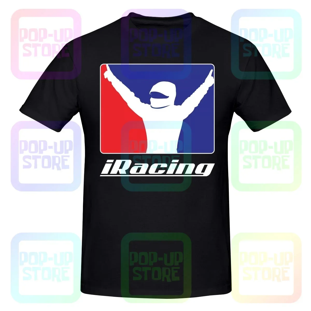 World Of Outlaws Iracing Team Fan Racing Shirt T-shirt Tee Vtg Trendy Splicing High Quality