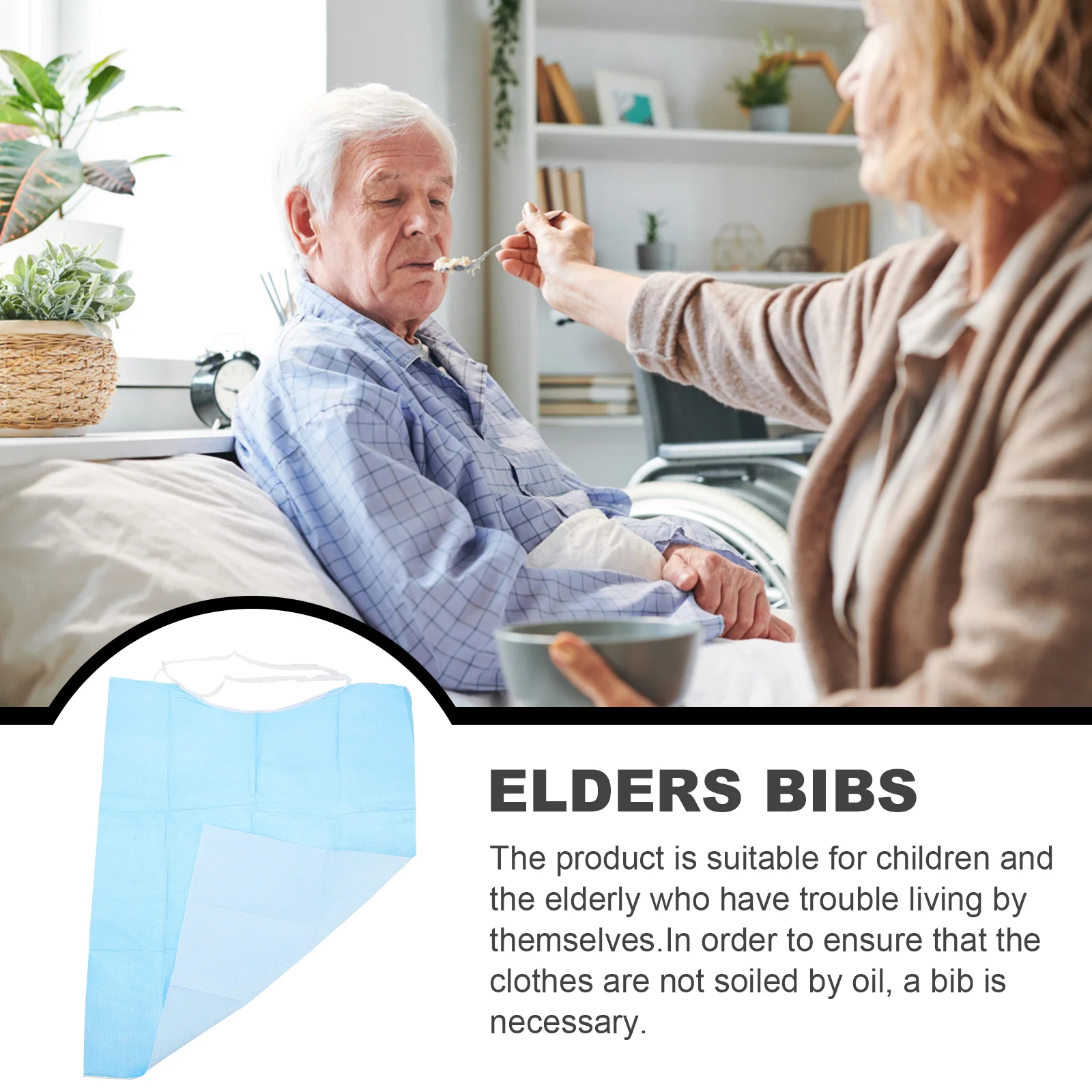 Disposable Saliva Towel Anti-oil Bibs Exquisite Elders Aprons Portable Feeding Lunch Clothing Protectors for Adults